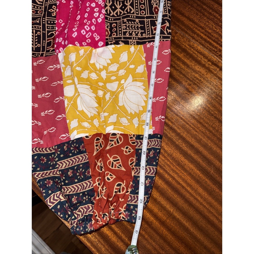 Kathmandu Kantha Balloon Pants Women's OS Xs-L Patchwork Indian Cotton NWT - Picture 7 of 8